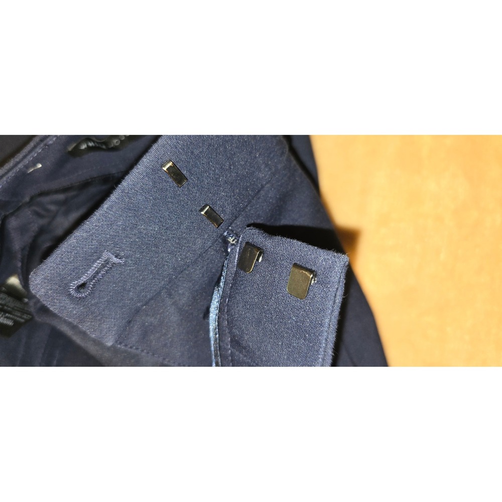 White House Black Market The Slim Ankle Pants Navy Blue Size 4P Petite‎ Trouser - Picture 6 of 6